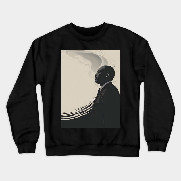 Inspire Unity: Festive Martin Luther King Day Art, Equality Designs, and Freedom Tributes! Crewneck Sweatshirt by insaneLEDP